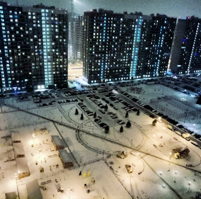 Мурино в снегу